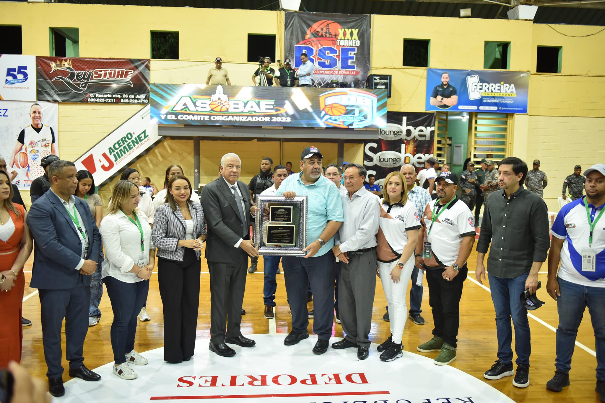 Inauguración del 30º Torneo de Baloncesto Superior de Espaillat